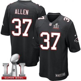 Nike Atlanta Falcons #37 Ricardo Allen Black Alternate Super Bowl LI 51 Youth Stitched NFL Elite Jersey