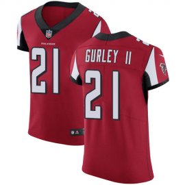 Nike Atlanta Falcons #21 Todd Gurley II Red Team Color Mens Stitched NFL Vapor Untouchable Elite Jersey