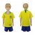 Brazil Blank Home Kid Soccer Country Jersey
