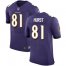 Nike Baltimore Ravens #81 Hayden Hurst Purple Team Color Mens Stitched NFL Vapor Untouchable Elite Jersey