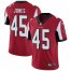 Nike Atlanta Falcons #45 Deion Jones Red Team Color Mens Stitched NFL Vapor Untouchable Limited Jersey