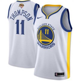 Nike Golden State Warriors #11 Klay Thompson White Womens 2022 NBA Finals Swingman Association Edition Jersey Womens
