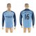 Manchester City #16 Gundogan Home Long Sleeves Soccer Club Jersey