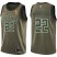Nike Milwaukee Bucks #22 Khris Middleton Youth 2021 NBA Finals Champions Swingman Salute to Service Jersey Green Youth