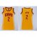 Womens Cavaliers #2 Kyrie Irving Gold Dress Stitched NBA Jersey