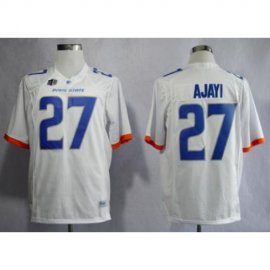 Boise State Broncos 27 Jay Ajayi White College Football NCAA Jerseys