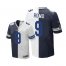 Nike Dallas Cowboys #9 Tony Romo Navy Blue/White Mens Stitched NFL Elite Split Jersey
