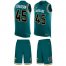 Nike Jacksonville Jaguars #45 KLavon Chaisson Teal Green Alternate Mens Stitched NFL Limited Tank Top Suit Jersey