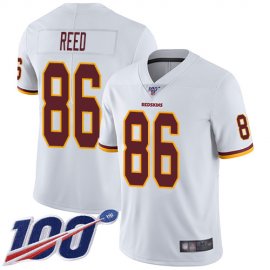 Nike Washington Football Team #86 Jordan Reed White Mens Stitched NFL 100th Season Vapor Limited Jersey