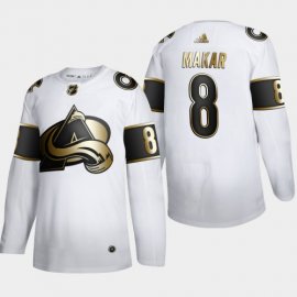 Colorado Avalanche #8 Cale Makar Mens Adidas White Golden Edition Limited Stitched NHL Jersey