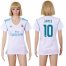 Womens Real Madrid #10 James Home Soccer Club Jersey