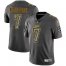 Nike Pittsburgh Steelers #7 Ben Roethlisberger Gray Static Mens Stitched NFL Vapor Untouchable Limited Jersey