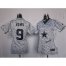 Nike Dallas Cowboys #9 Tony Romo Zebra Womens Stitched NFL Elite Jersey
