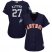 Houston Astros #27 Jose Altuve Navy Blue 2018 Spring Training Cool Base Womens Stitched MLB Jersey