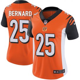Nike Cincinnati Bengals #25 Giovani Bernard Orange Alternate Womens Stitched NFL Vapor Untouchable Limited Jersey