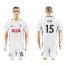 Tottenham Hotspur #15 Dier White Home Soccer Club Jersey