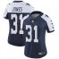 Nike Dallas Cowboys #31 Byron Jones Navy Blue Thanksgiving Womens Stitched NFL Vapor Untouchable Limited Throwback Jersey