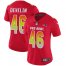 Nike New England Patriots #46 James Develin Red Womens Stitched NFL Limited AFC 2018 Pro Bowl Jersey