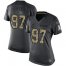 Nike Dallas Cowboys #97 Everson Griffen Black Womens Stitched NFL Limited 2016 Salute to Service Jersey