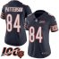 Nike Chicago Bears #84 Cordarrelle Patterson Navy Blue Team Color Womens Stitched NFL 100th Season Vapor Untouchable Limited Jersey