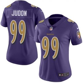 Nike Baltimore Ravens #99 Matthew Judon Purple Womens Stitched NFL Limited Rush Jersey
