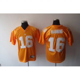 Tennessee Volunteers College 16 Peyton Manning Yellow NCAA Jerseys