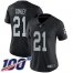 Nike Las Vegas Raiders #21 Gareon Conley Black Team Color Womens Stitched NFL 100th Season Vapor Limited Jersey