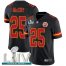 Nike Kansas City Chiefs #25 LeSean McCoy Black Super Bowl LIV 2020 Mens Stitched NFL Limited Rush Jersey