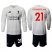 Liverpool #21 Chamberlain Away Long Sleeves Soccer Club Jersey