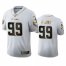 Minnesota Minnesota Vikings #99 Danielle Hunter Mens Nike White Golden Edition Vapor Limited NFL 100 Jersey