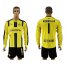 Dortmund #1 Weidenfeller Home Long Sleeves Soccer Club Jersey