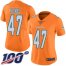 Nike Miami Dolphins #47 Kiko Alonso Orange Womens Stitched NFL Limited Rush 100th Season Jersey