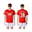 Manchester United #28 Schneiderlin Red Home Soccer Club Jersey