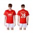 Manchester United #28 Schneiderlin Red Home Soccer Club Jersey