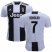 Womens Juventus #7 Cristiano Ronaldo Home Soccer Club Jersey