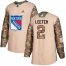 Adidas New York Rangers #2 Brian Leetch Camo Authentic 2017 Veterans Day Stitched NHL Jersey