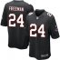 Nike Atlanta Falcons #24 Devonta Freeman Black Alternate Youth Stitched NFL Elite Jersey