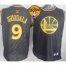 Warriors #9 Andre Iguodala Black Precious Metals Fashion The Finals Patch Stitched NBA Jersey