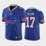 Buffalo Buffalo Bills #17 Josh Allen Royal Blue Mens Nike Big Team Logo Vapor Limited NFL Jersey