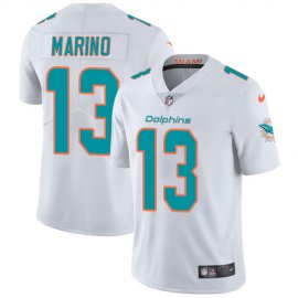 Nike Miami Dolphins #13 Dan Marino White Mens Stitched NFL Vapor Untouchable Limited Jersey