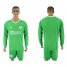Ajax Blank Green Goalkeeper Long Sleeves Soccer Club Jersey