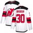 Adidas New Jersey Devils #30 Martin Brodeur White Road Authentic Stitched NHL Jersey
