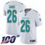 Nike Miami Dolphins #26 Salvon Ahmed White Mens Stitched NFL 100th Season Vapor Untouchable Limited Jersey
