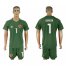 Colombia #1 OSPINA Army Green Goalkeeper 2018 FIFA World Cup Soccer Jersey