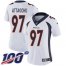 Nike Denver Broncos #97 Jeremiah Attaochu White Womens Stitched NFL 100th Season Vapor Untouchable Limited Jersey