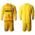 Inter Milan Blank Yellow Goalkeeper Long Sleeves Soccer Club Jersey