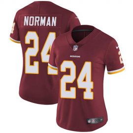 Nike Washington Football Team #24 Josh Norman Burgundy Red Team Color Womens Stitched NFL Vapor Untouchable Limited Jersey