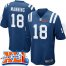Nike Indianapolis Colts #18 Peyton Manning Royal Blue Team Color Super Bowl XLI Youth Stitched NFL Elite Jersey