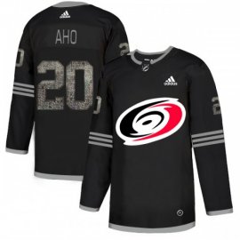 Adidas Carolina Hurricanes #20 Sebastian Aho Black Authentic Classic Stitched NHL Jersey