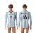 Argentina #16 Marcos Rojo Home Long Sleeves Soccer Country Jersey
